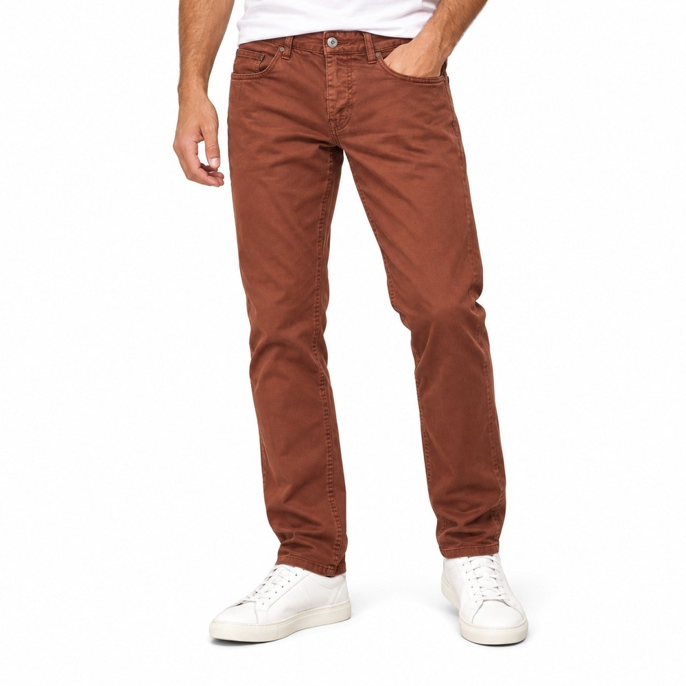 Mavi Zach Jeans Mens 31/32 Brown Straight Leg Stretch 453 Casual Pants